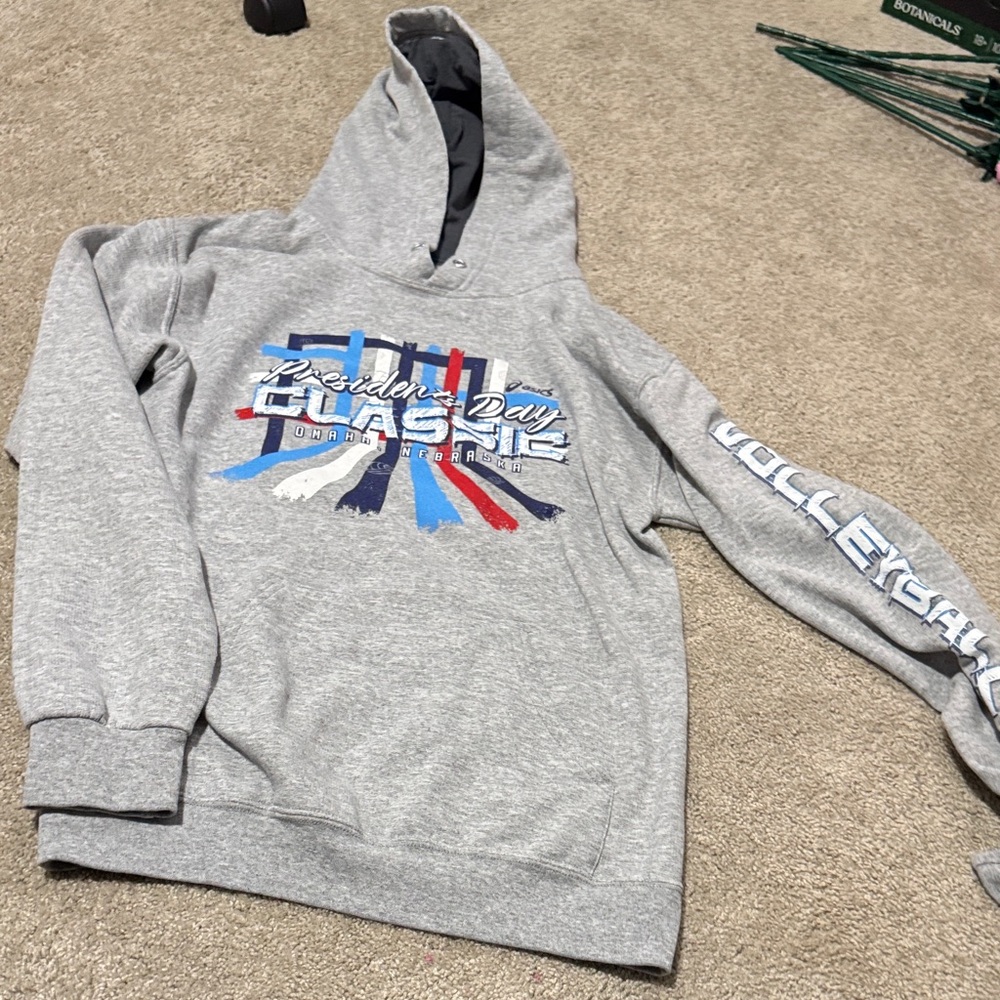 Asics Gray Hoodie Presidents Day classic